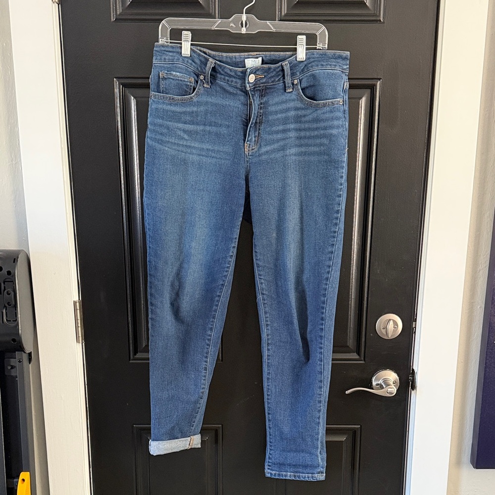 Time and Tru Women's Straight Leg Blue Jeans